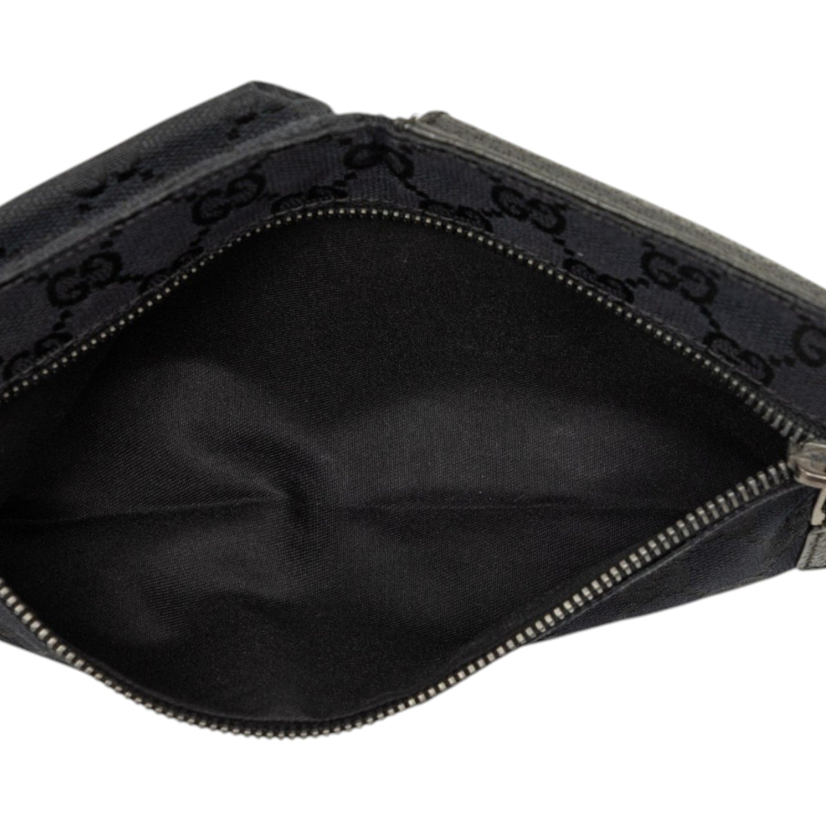 Gucci GG Canvas Double Pocket Belt Bag
