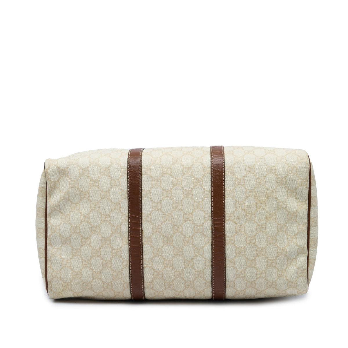 Gucci Large GG Supreme Joy Boston Bag — Brown