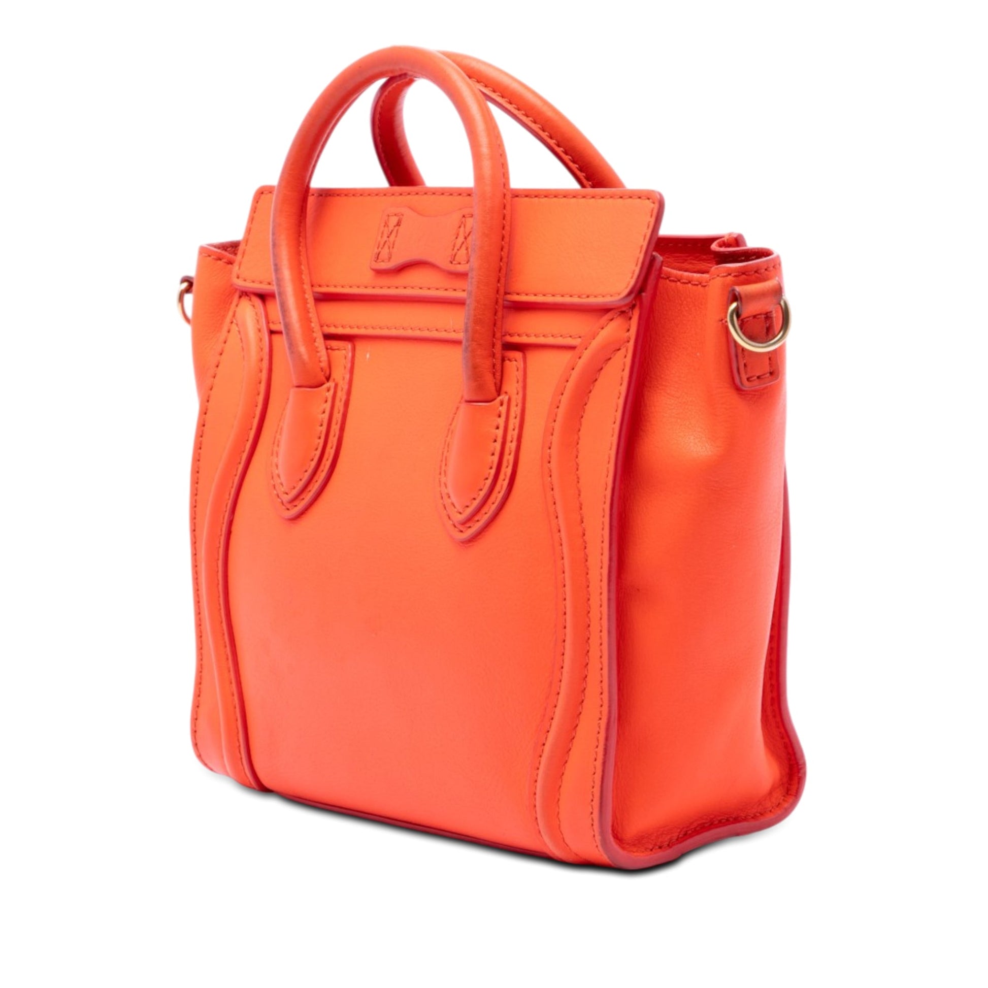 Celine Nano Leather Luggage Tote