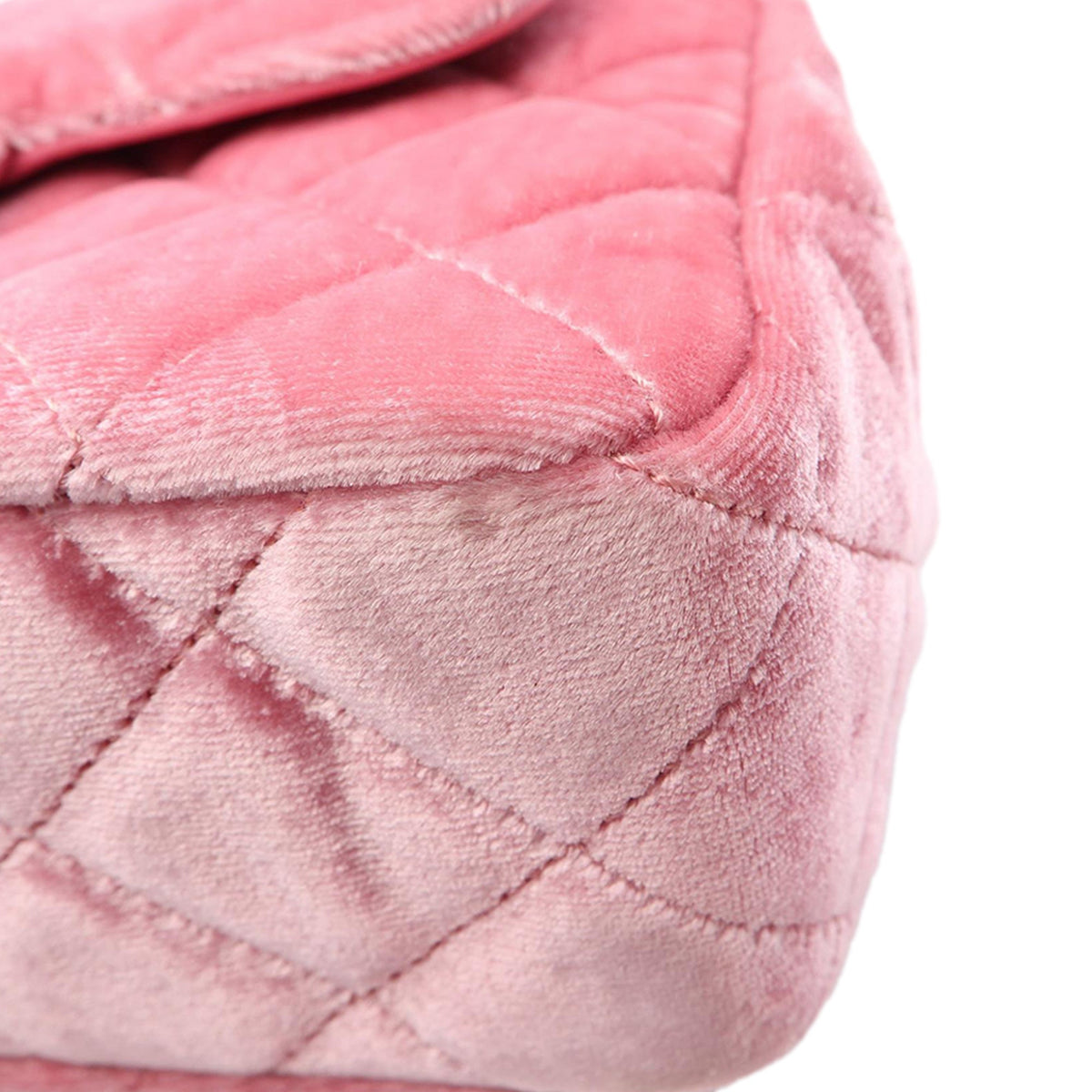 Chanel Small Quilted Velvet Wavy CC Hobo