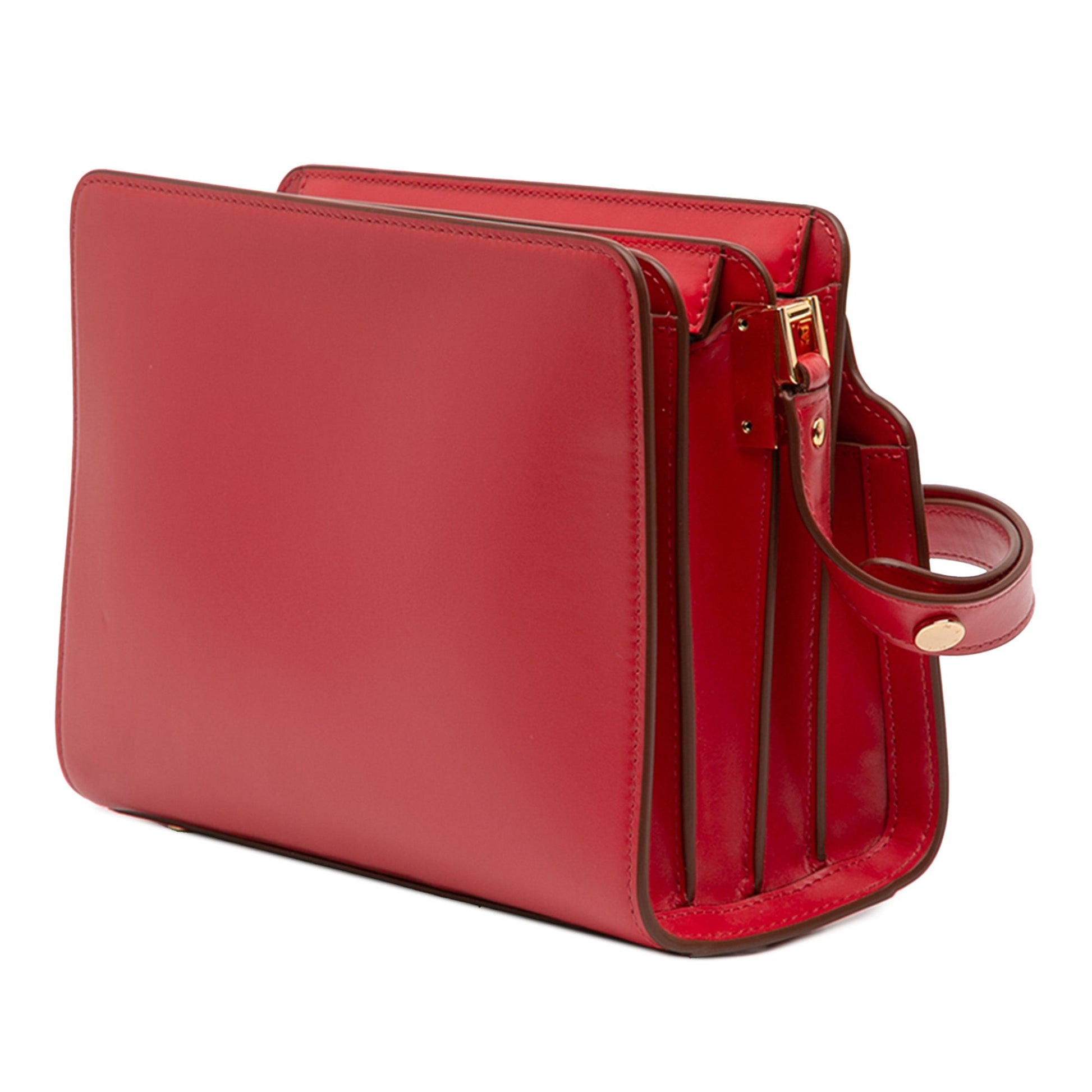 Marni Leather Trunk Reverse Crossbody