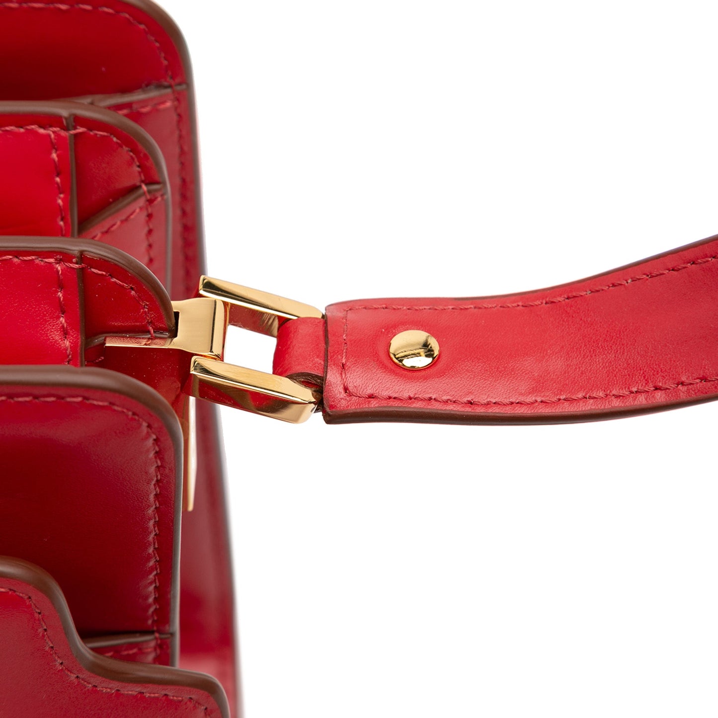 Marni Leather Trunk Reverse Crossbody