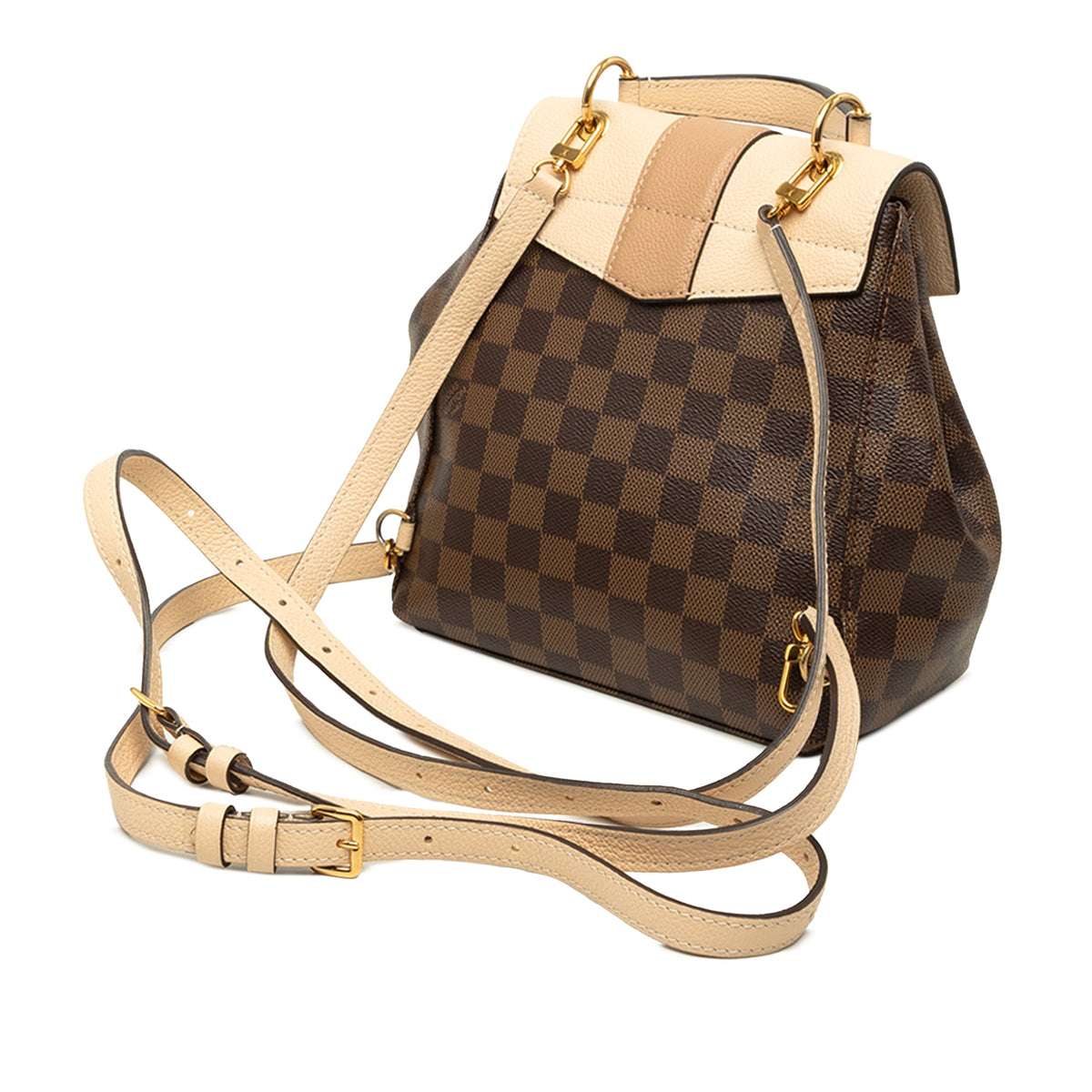 Louis Vuitton Damier Ebene Clapton — Brown