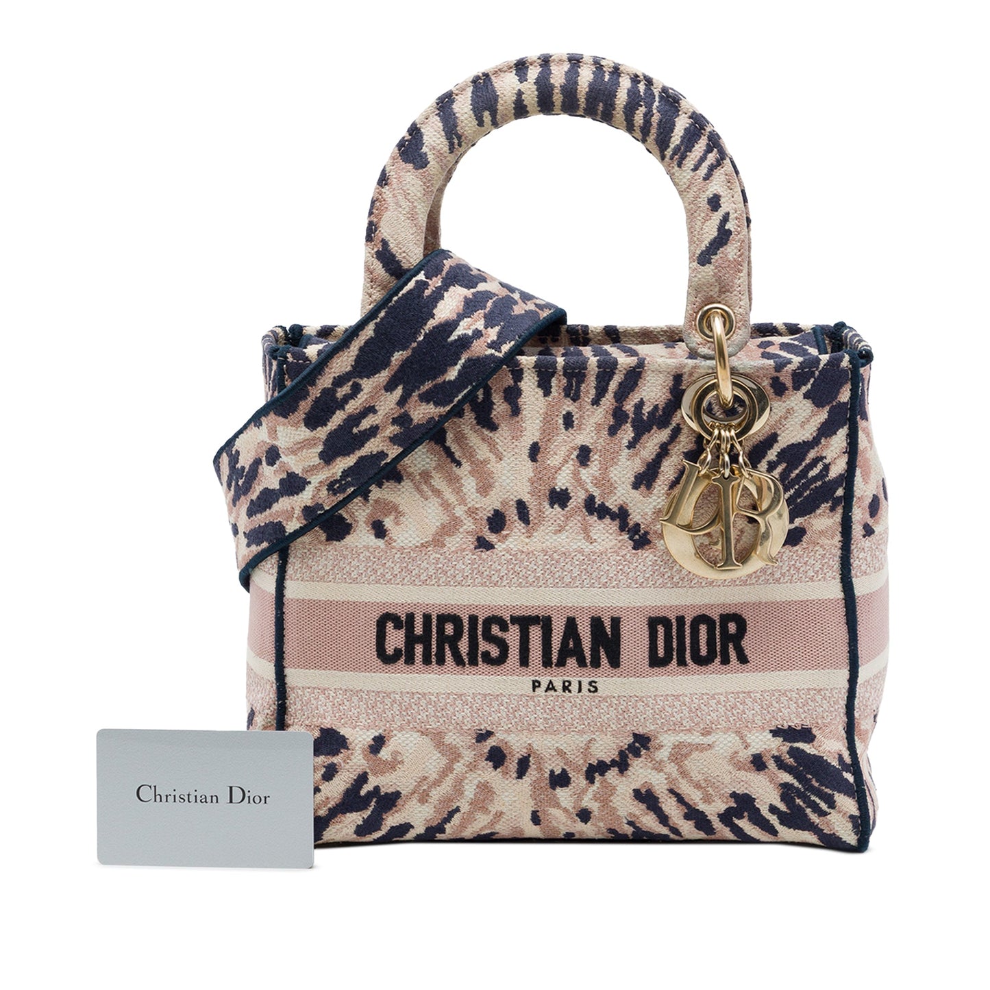 Dior Medium Embroidered Canvas Tie Dye Lady D Lite
