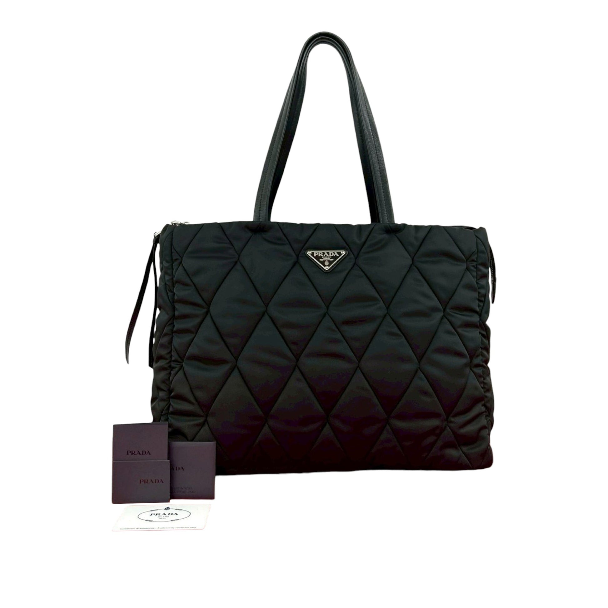 Prada Impuntu Tessuto Tote
