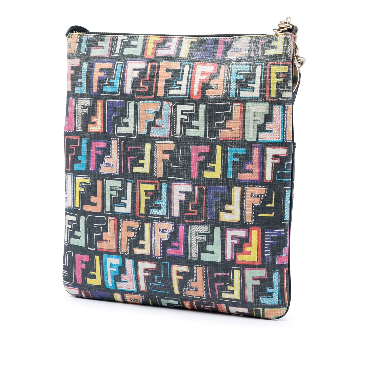 Fendi Multicolor Zucca Spalmati Forever Crossbody