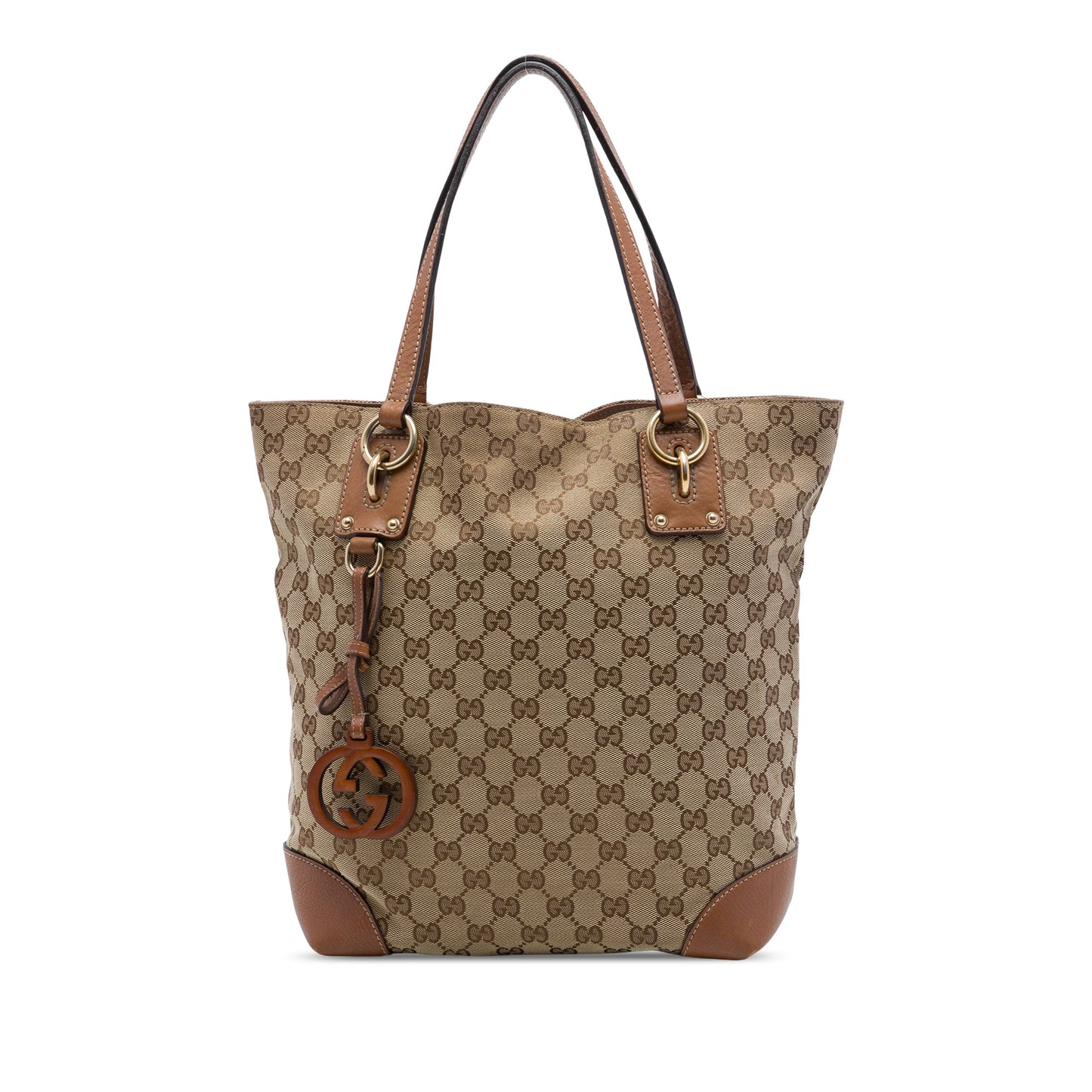Gucci GG Canvas GG Charm Tote