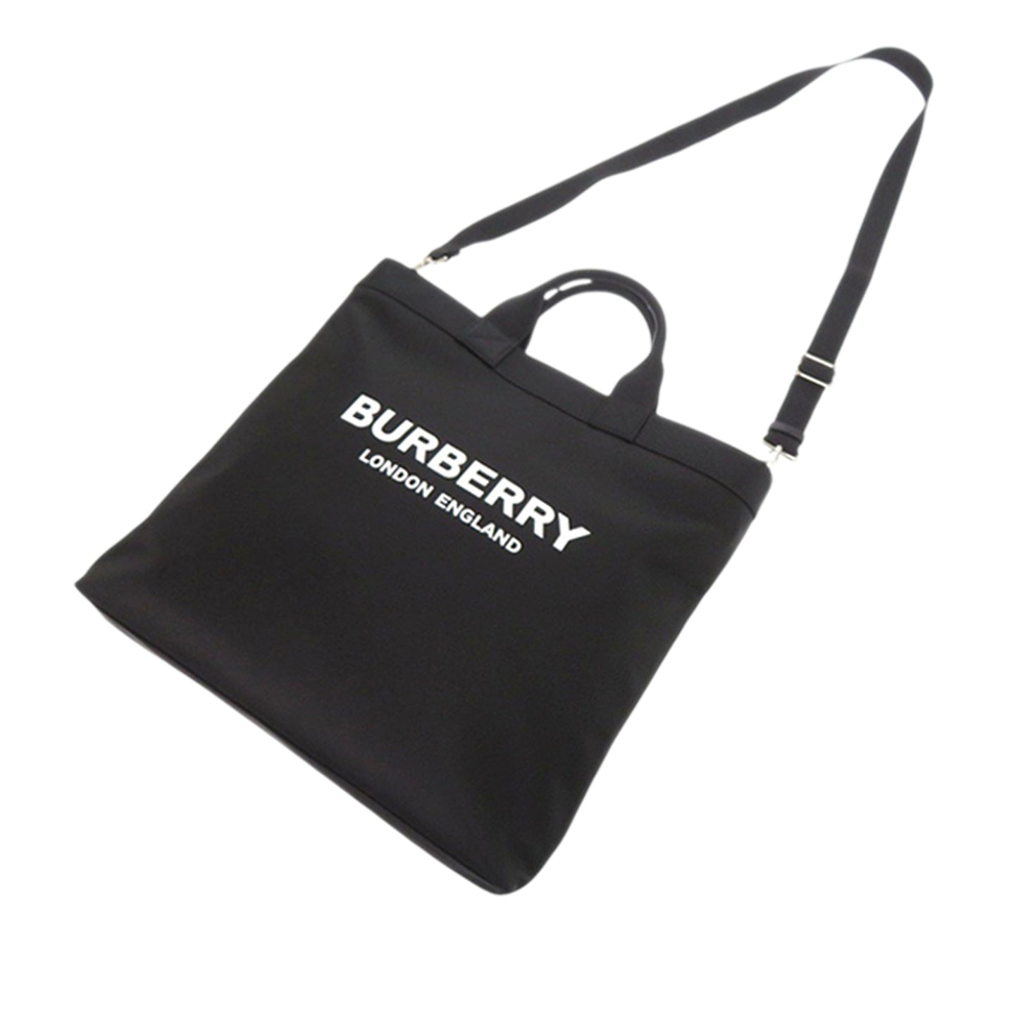 Burberry Econyl Nylon Logo Artie Convertible Tote