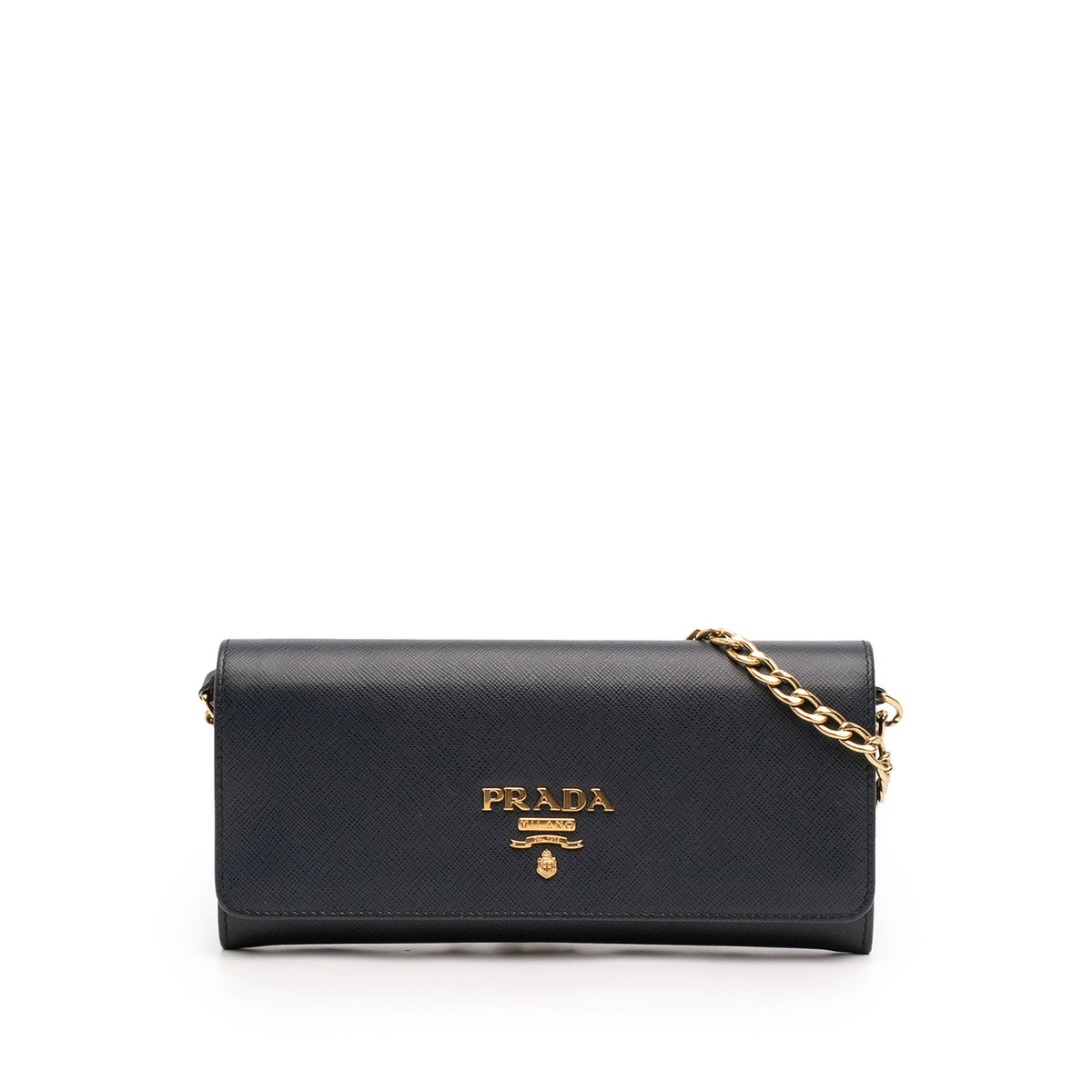 Prada Saffiano Lux Wallet On Chain