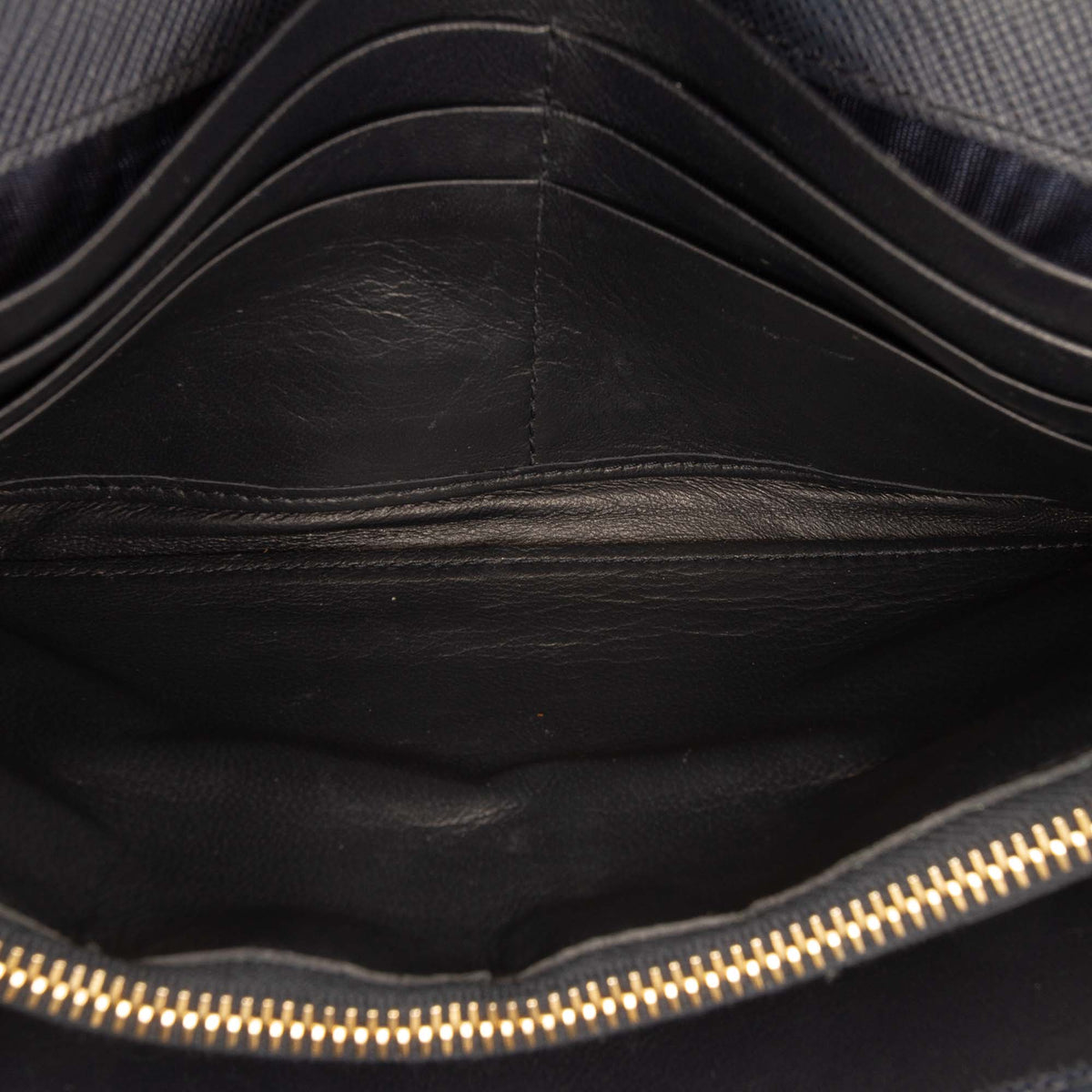 Prada Saffiano Lux Wallet On Chain