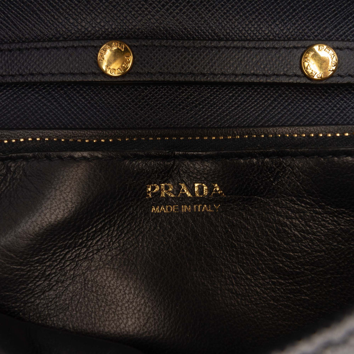 Prada Saffiano Lux Wallet On Chain