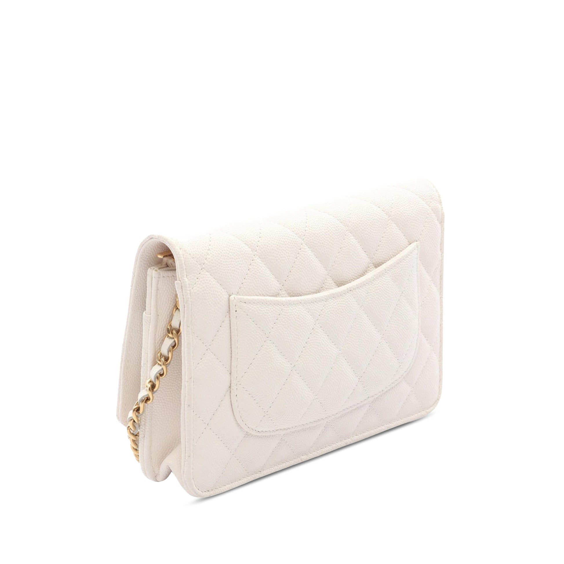 Chanel CC Quilted Caviar Coco Casino Wallet on Chain