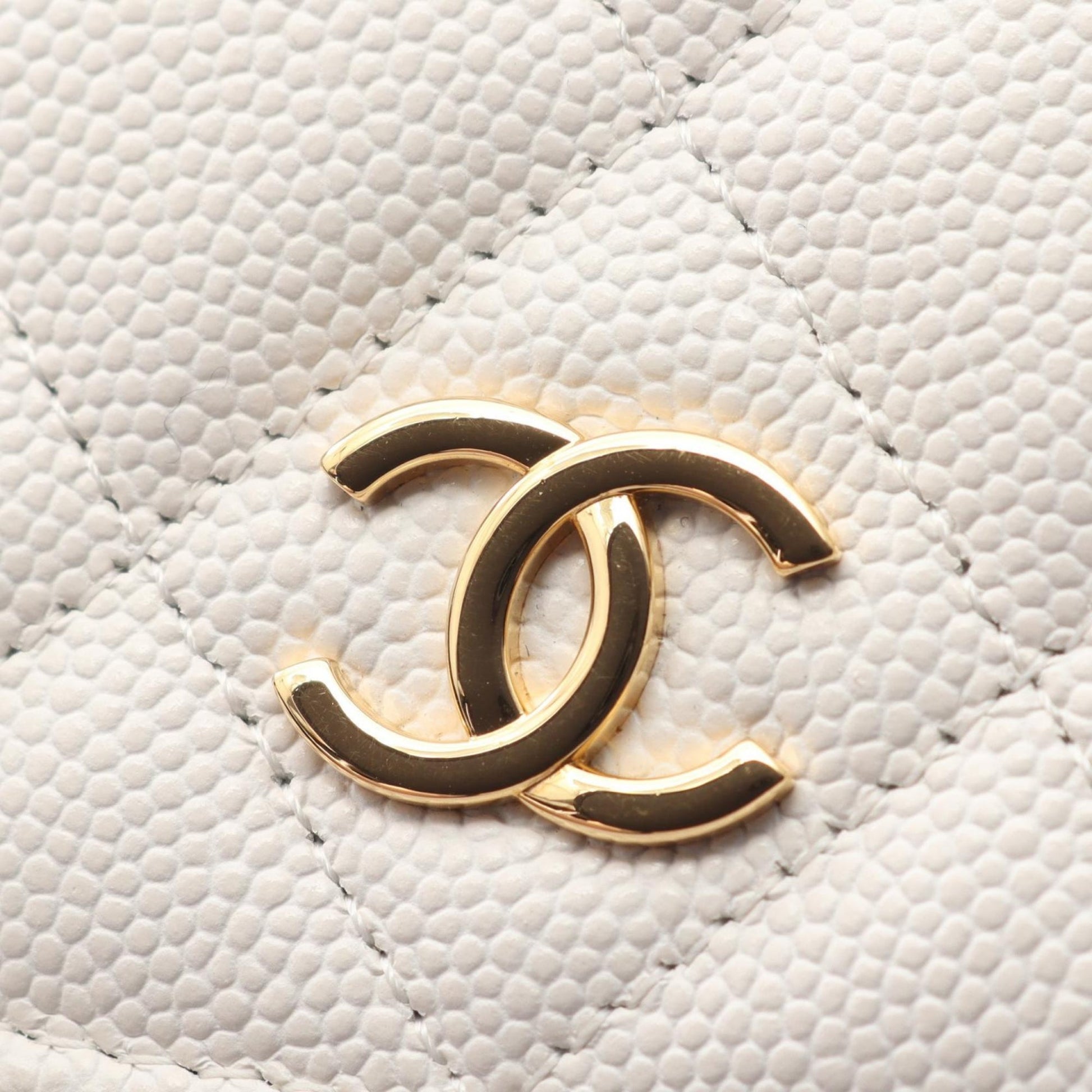 Chanel CC Quilted Caviar Coco Casino Wallet on Chain