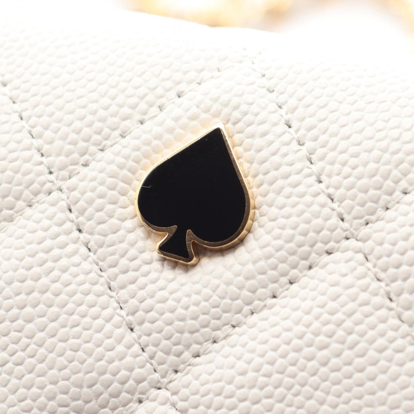 Chanel CC Quilted Caviar Coco Casino Wallet on Chain