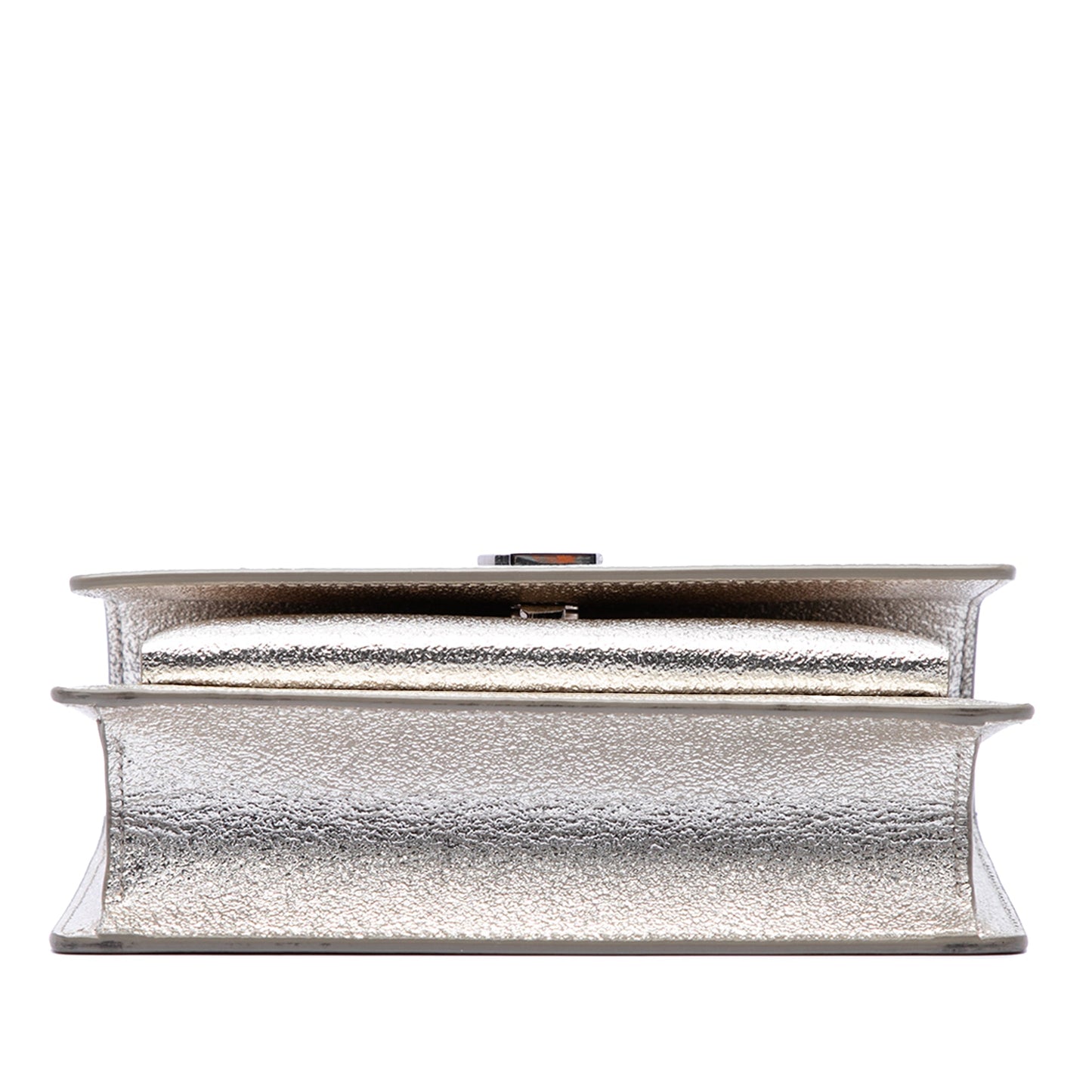 Saint Laurent Mini Metallic Calfskin Monogram Sunset Wallet on Chain