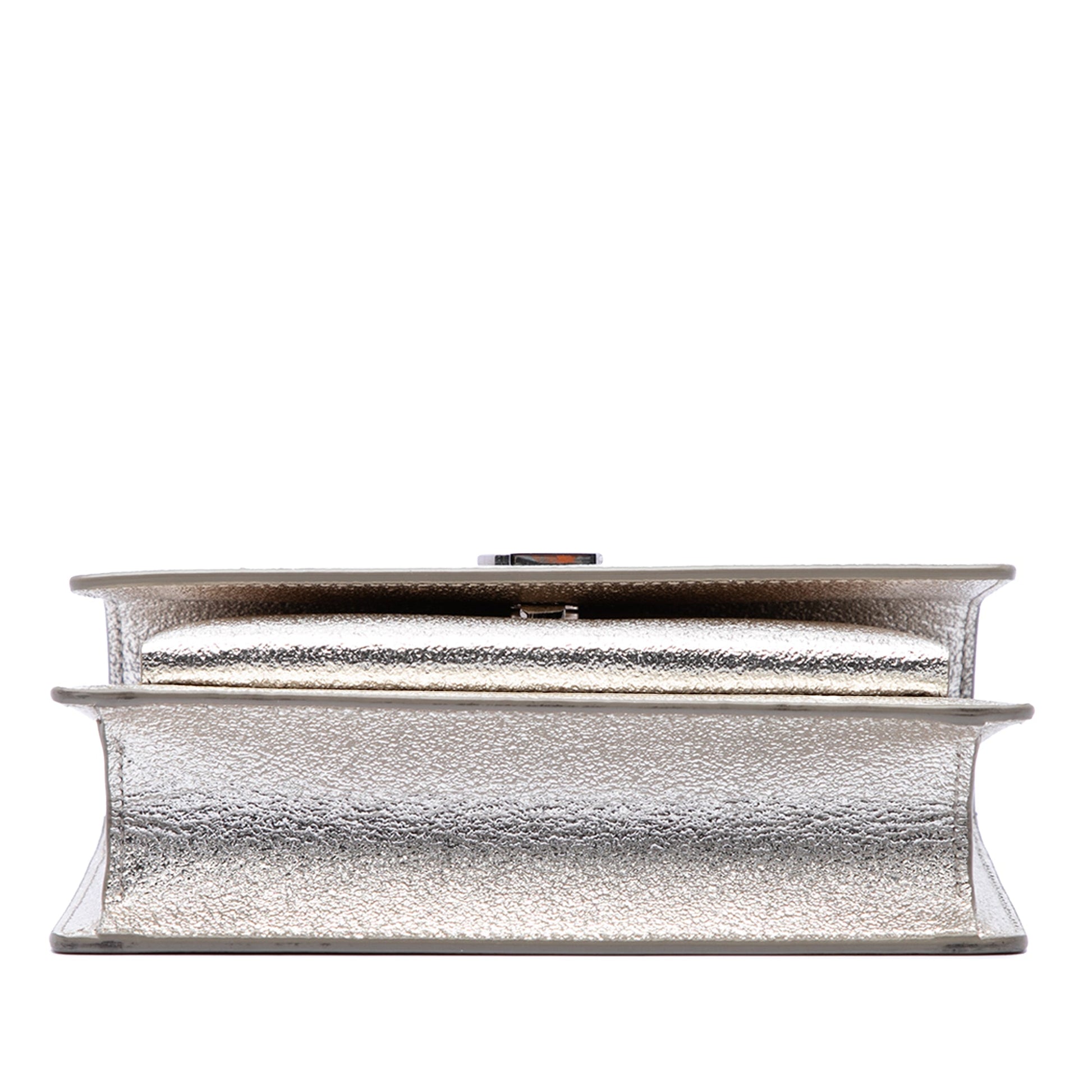 Saint Laurent Mini Metallic Calfskin Monogram Sunset Wallet on Chain