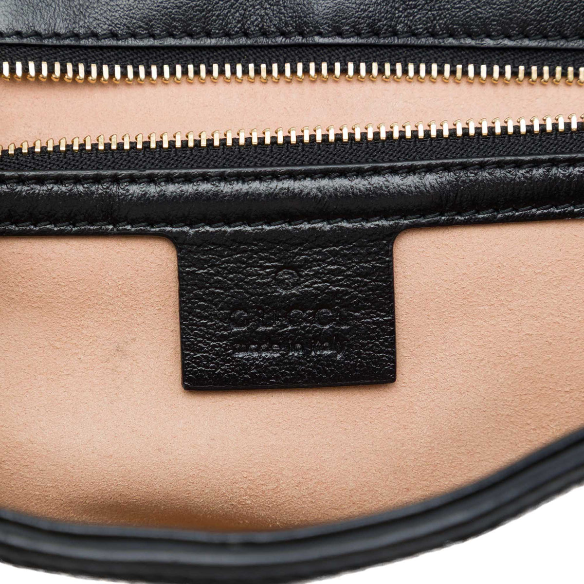 Gucci Medium GG Marmont Matelasse Diagonal GG Canvas Shoulder Bag — Beige