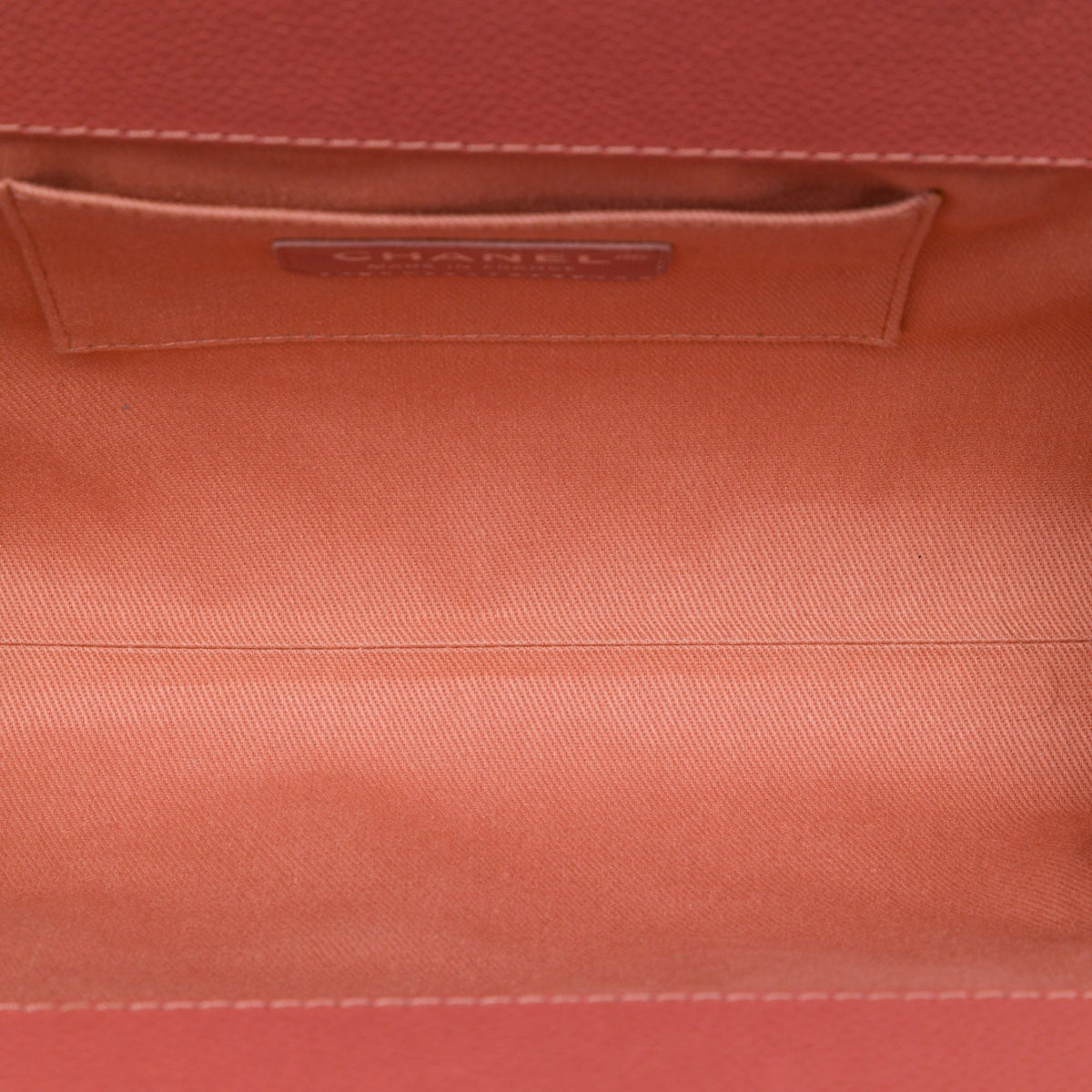 Chanel CC Quilted Caviar Frame Clutch — Pink