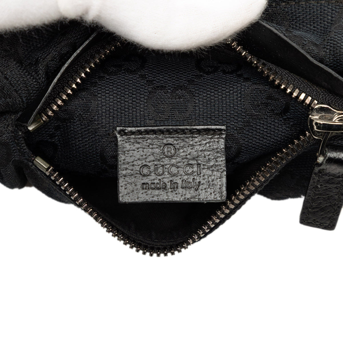 Gucci GG Canvas Double Pocket Belt Bag