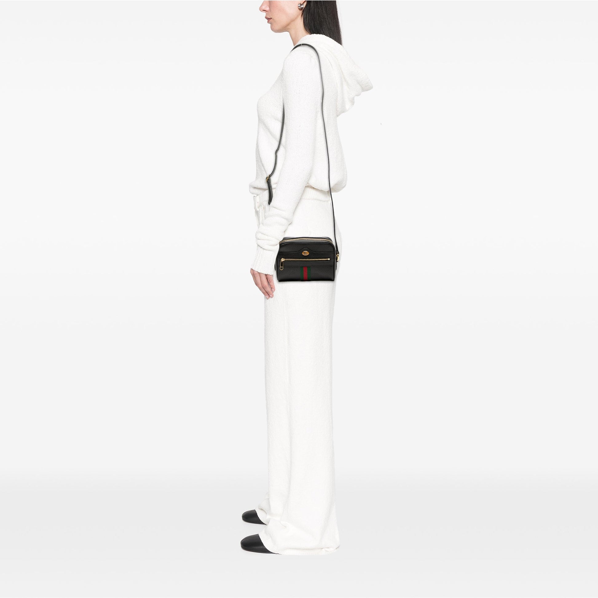 Gucci Mini Leather Ophidia Crossbody
