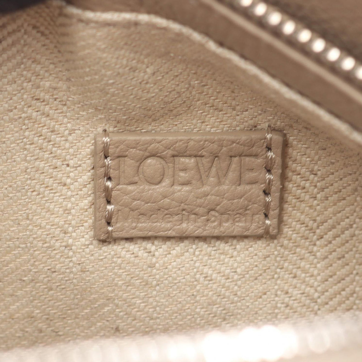 LOEWE Mini Calfskin Puzzle Edge Satchel