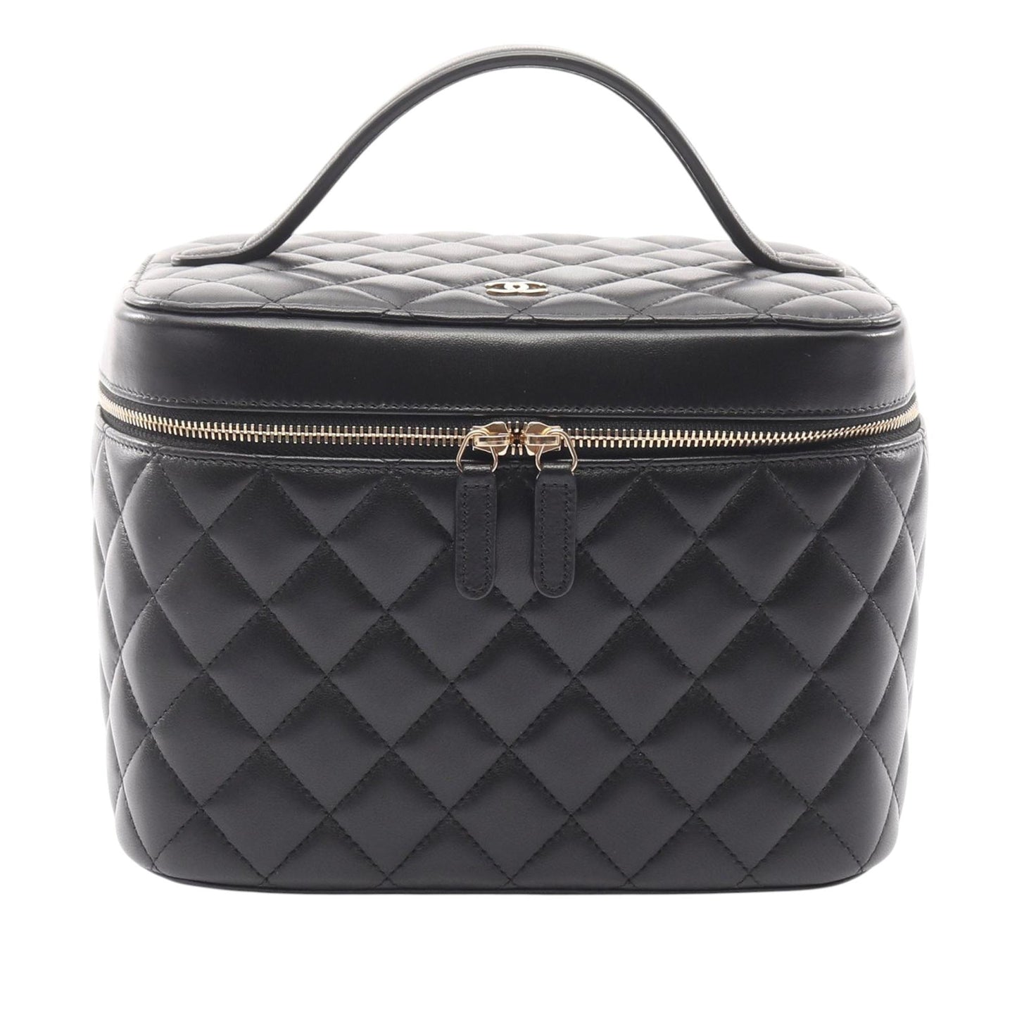 Chanel CC Quilted Lambskin Vanity Bag