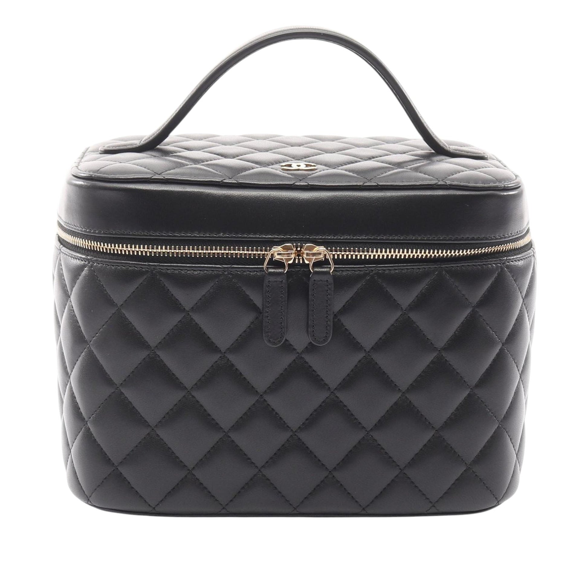 Chanel CC Quilted Lambskin Vanity Bag