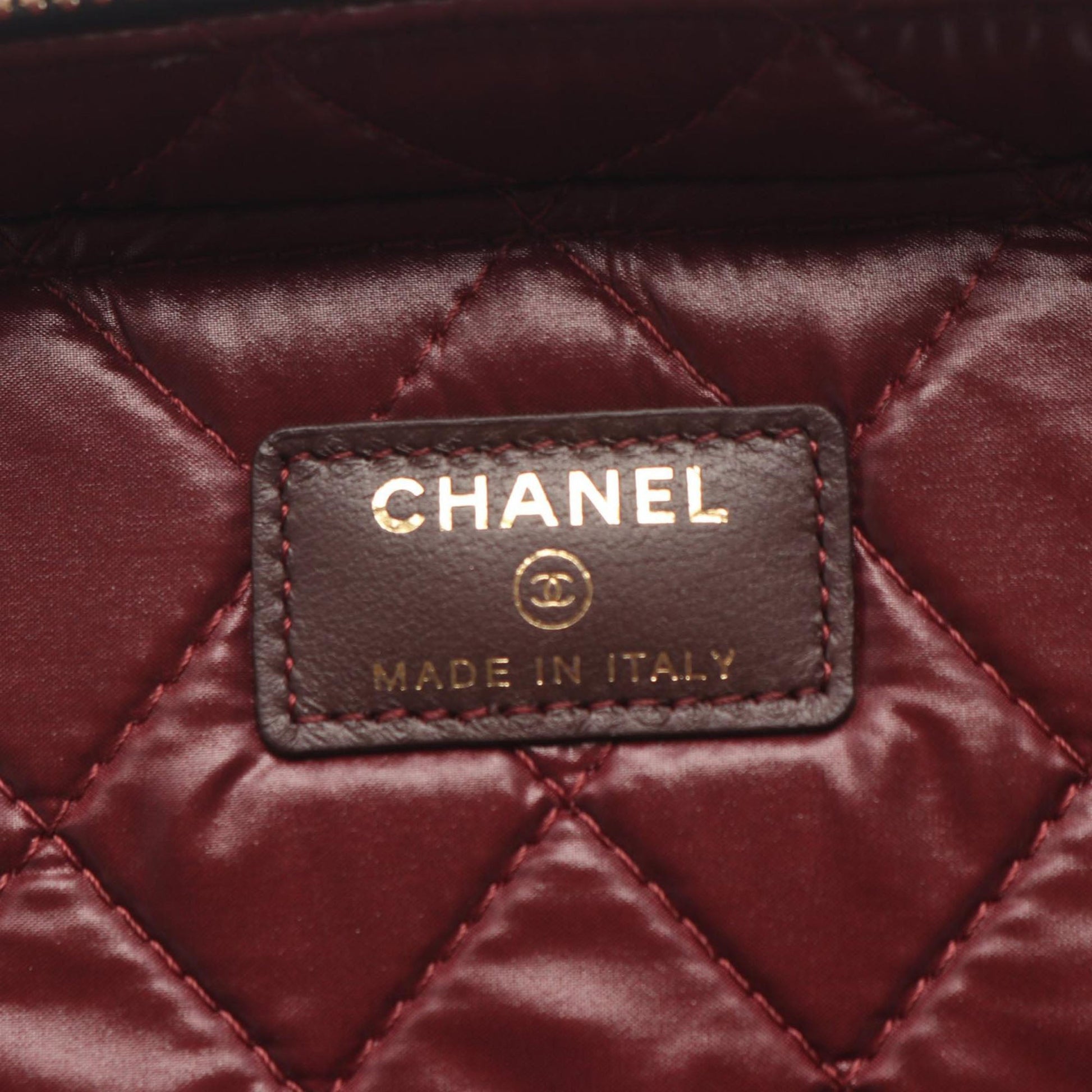 Chanel CC Quilted Lambskin Vanity Bag