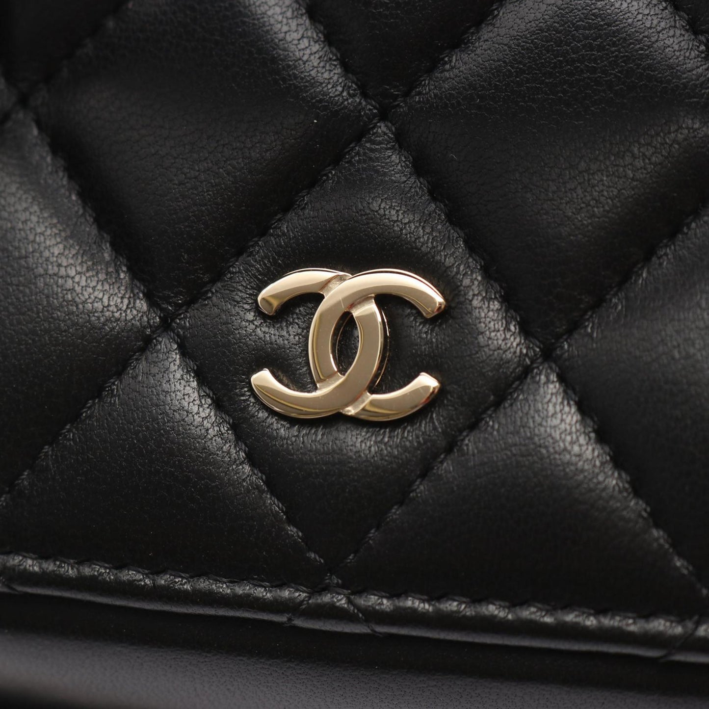Chanel CC Quilted Lambskin Vanity Bag