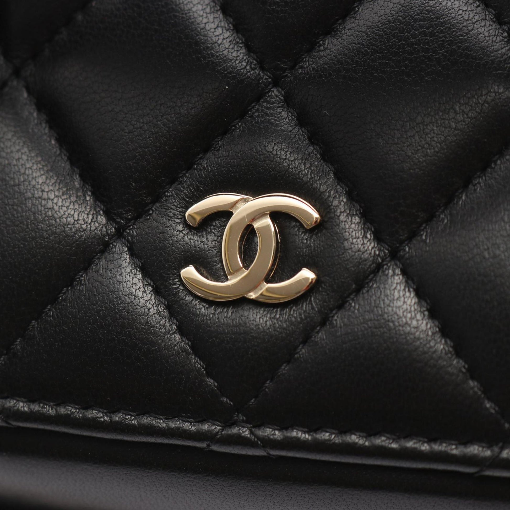 Chanel CC Quilted Lambskin Vanity Bag
