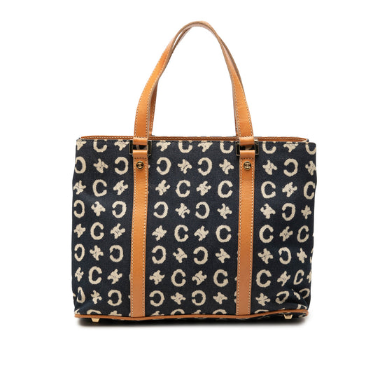 Celine C Macadam Denim Handbag