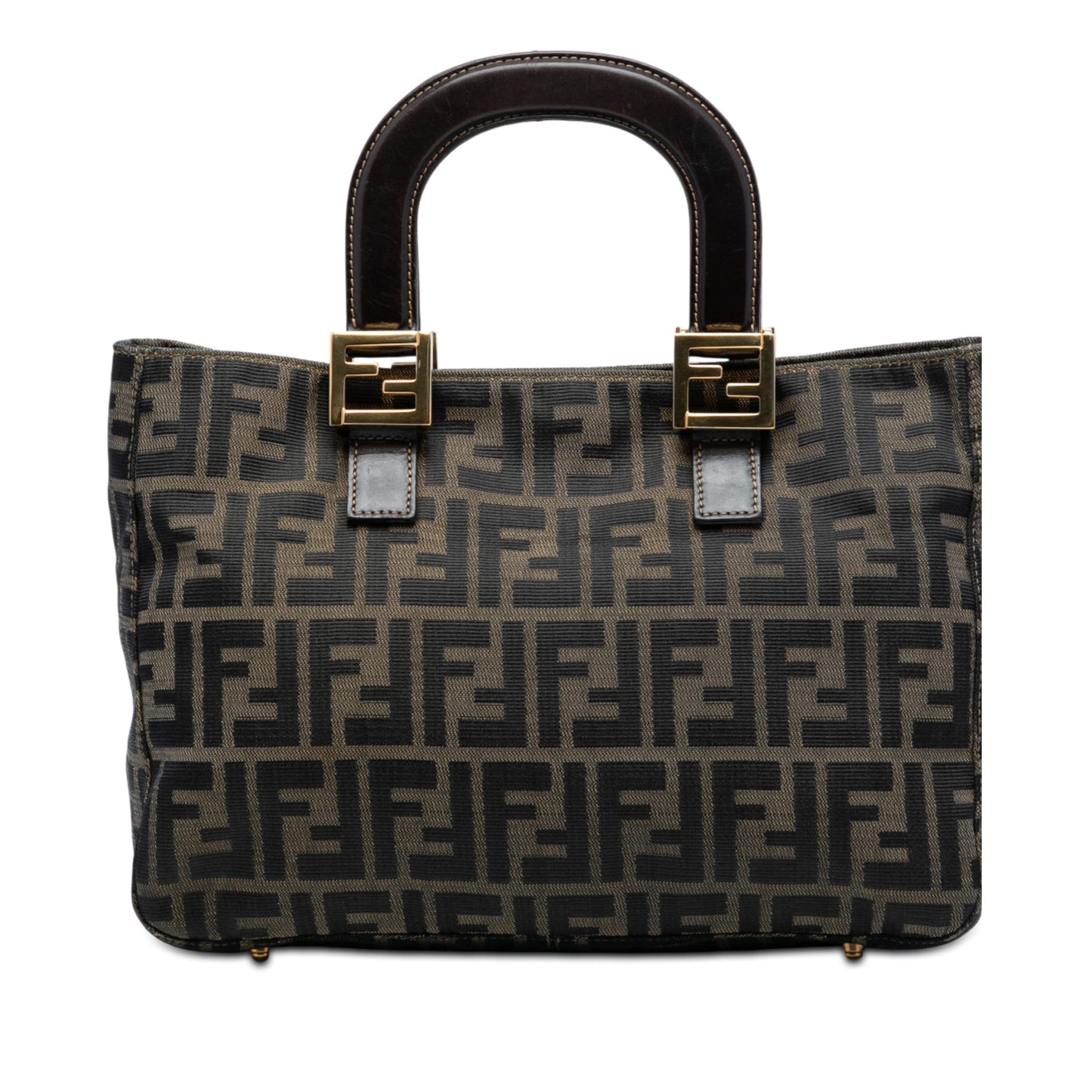 Fendi Small Zucca Canvas Twins Tote