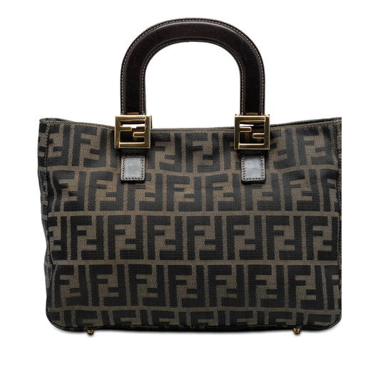 Fendi Small Zucca Canvas Twins Tote