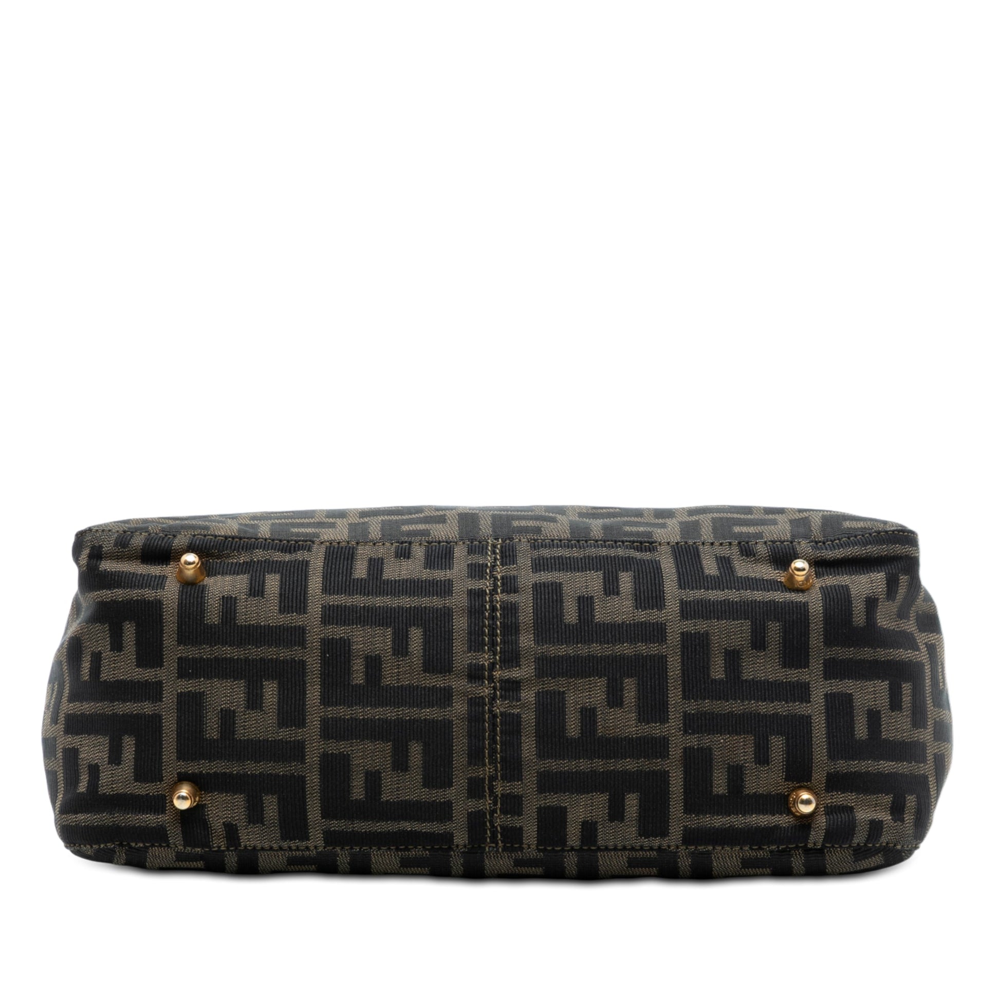 Fendi Small Zucca Canvas Twins Tote