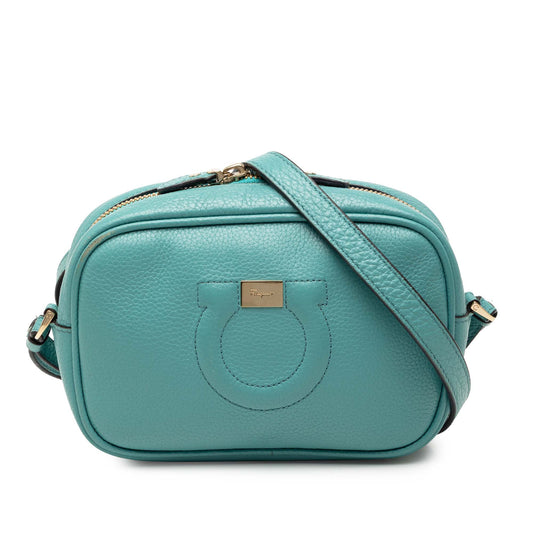 Ferragamo Leather Gancini Camera Bag
