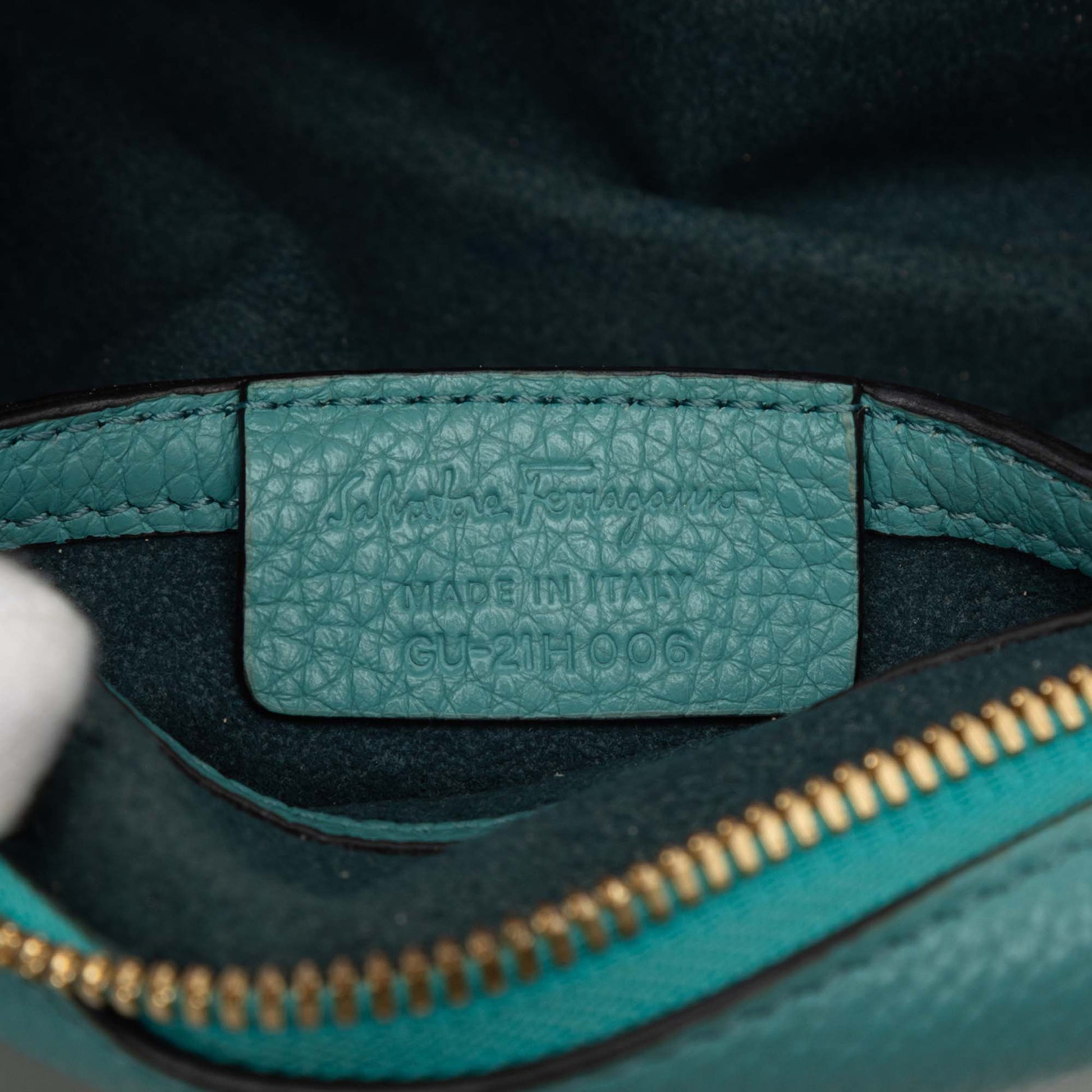 Ferragamo Leather Gancini Camera Bag