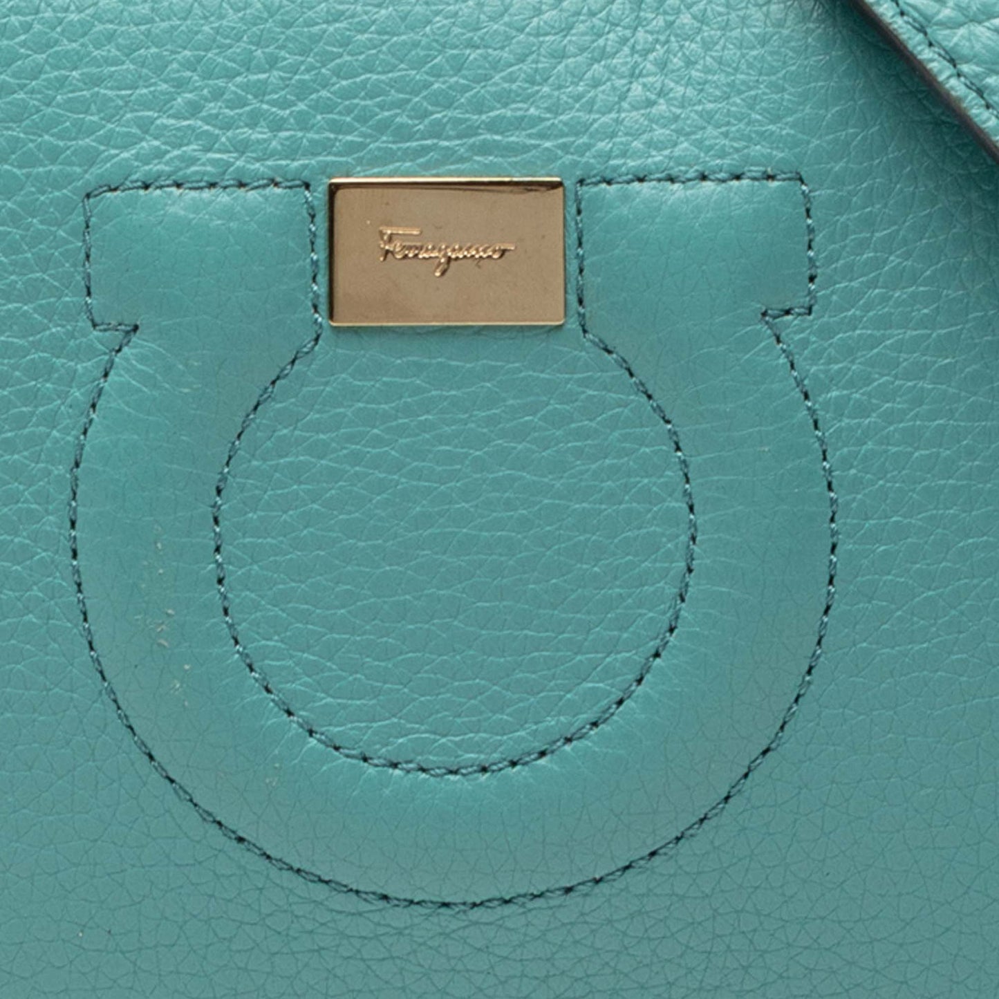 Ferragamo Leather Gancini Camera Bag