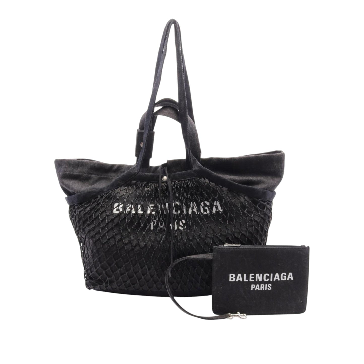 Balenciaga Mesh and Canvas 24/7 Tote