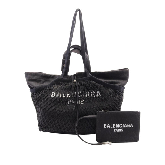 Balenciaga Mesh and Canvas 24/7 Tote