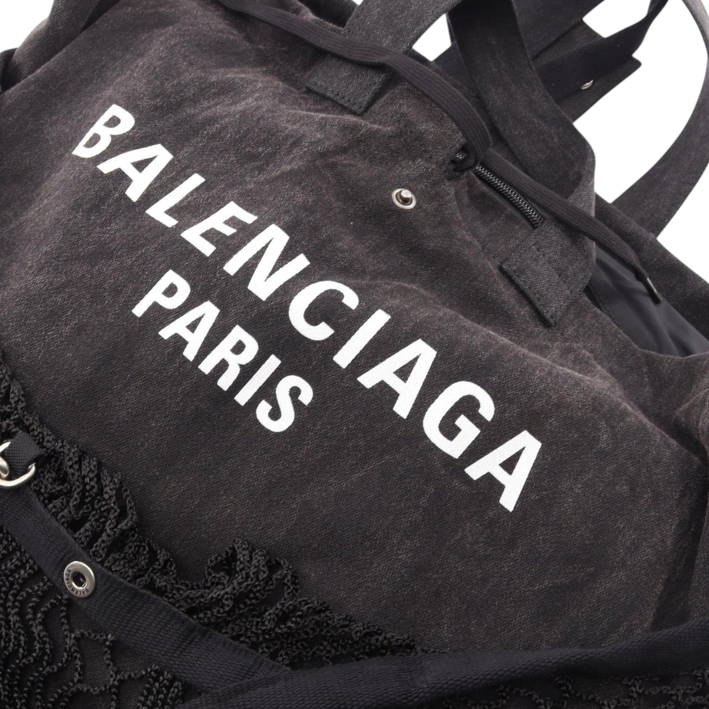 Balenciaga Mesh and Canvas 24/7 Tote