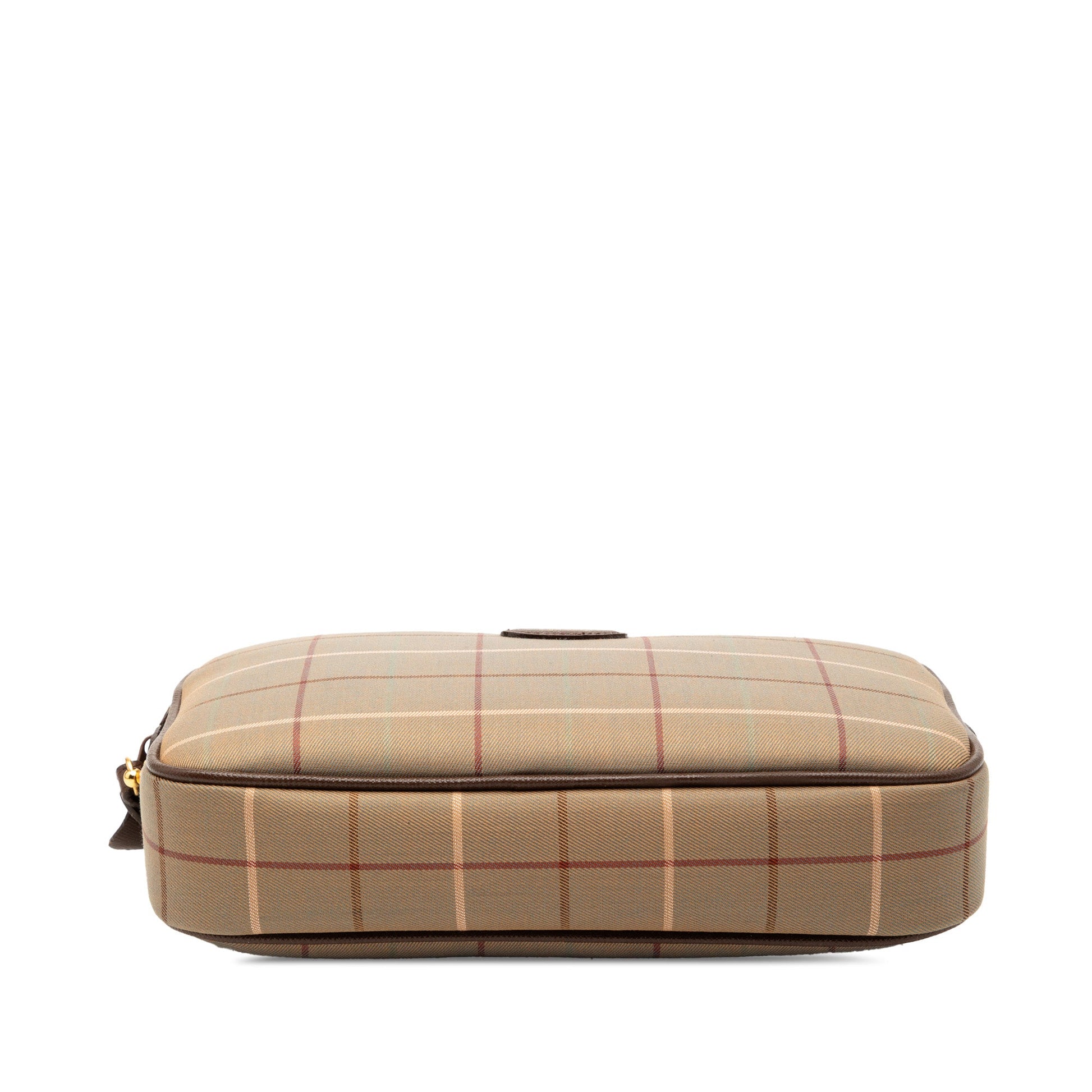Burberry Vintage Check Canvas Clutch
