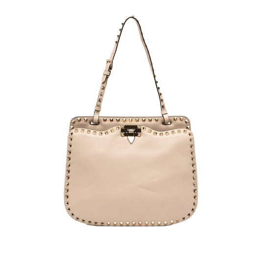 Valentino Leather Rockstud Shoulder Bag