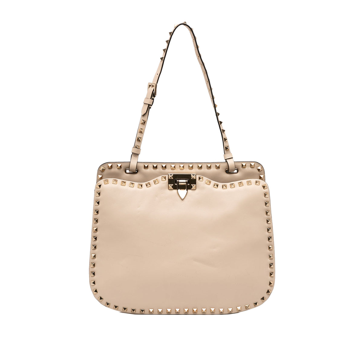 Valentino Leather Rockstud Shoulder Bag