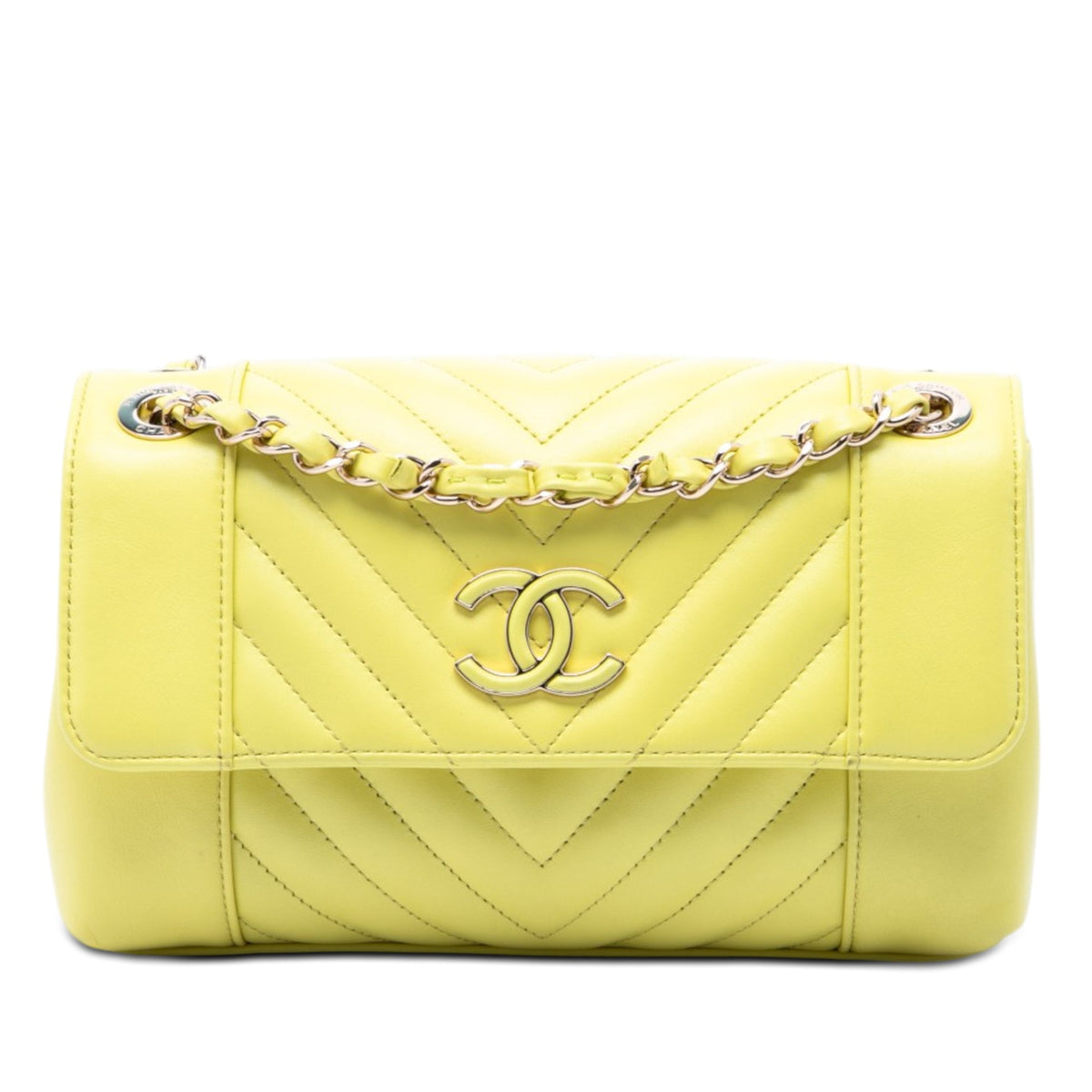 Chanel Small Quilted Calfskin Daily Chevron Flap