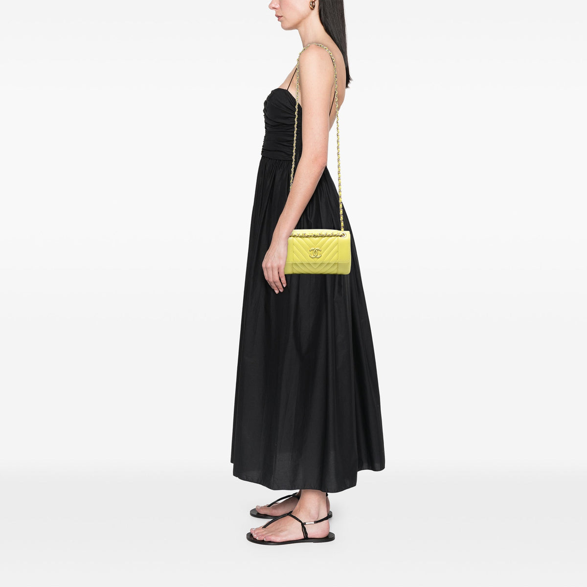Chanel Small Quilted Calfskin Daily Chevron Flap