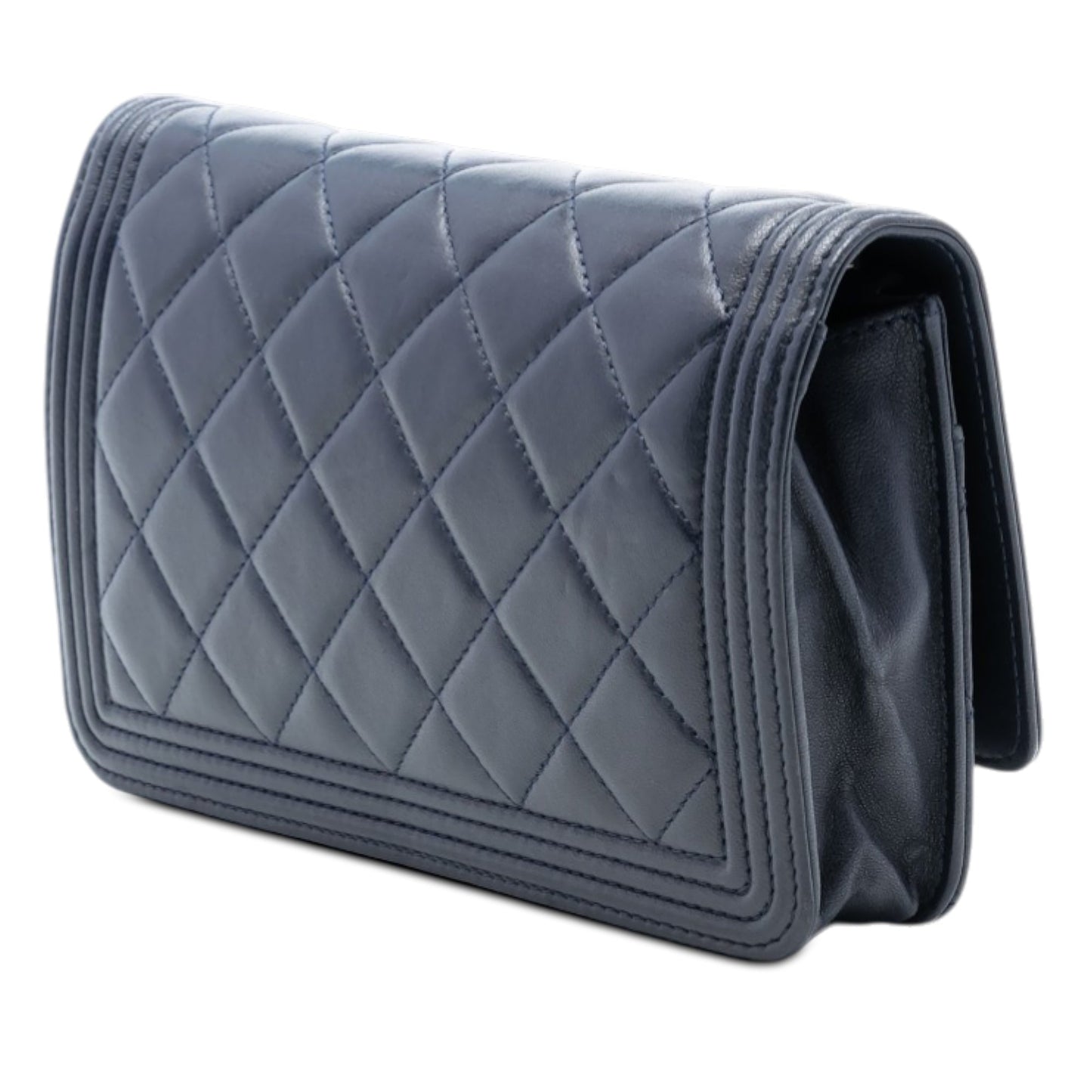 Quilted Lambskin Boy Wallet On Chain
