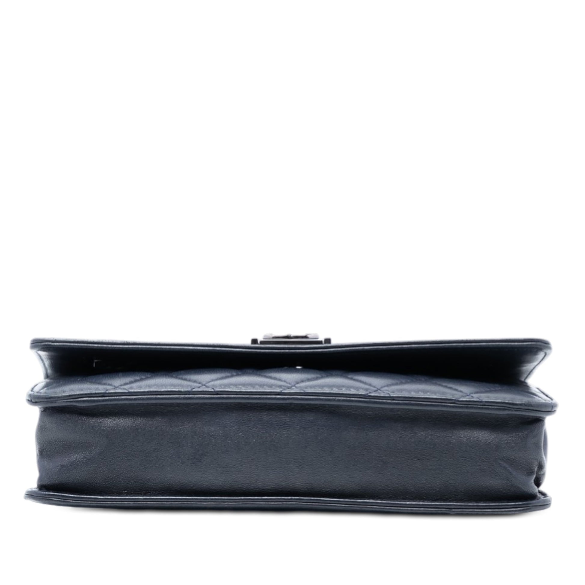Quilted Lambskin Boy Wallet On Chain