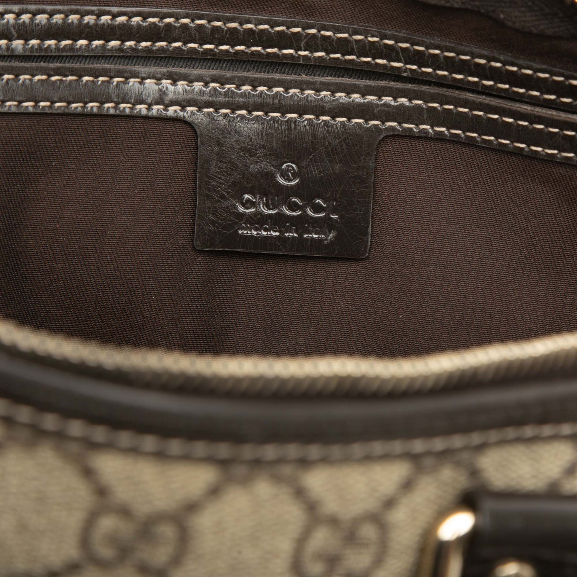 Gucci Medium GG Supreme Joy Boston Bag