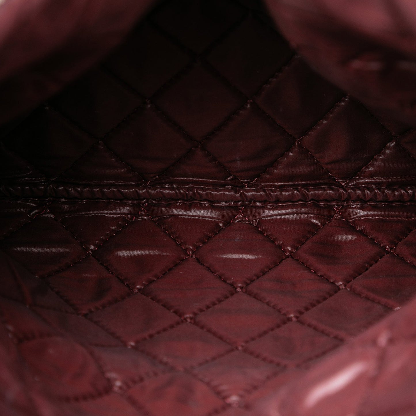 Chanel Quilted Caviar CC Beauty Foldover Clutch