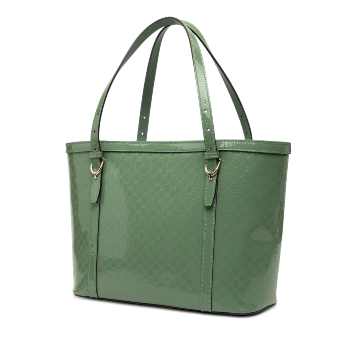Gucci Patent Microguccissima Nice Tote